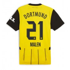 Borussia Dortmund Donyell Malen #21 Hemmatröja 2024-25 Korta ärmar